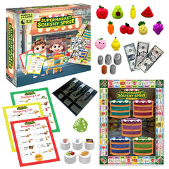 The Fidget Game front packaging showing game components and learning benefits