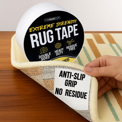 Close-up of The Good Stuff adhesive texture showing tacky surface for strong grip