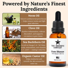 Close-up of neem and clove oil texture from The Goodbye Company highlighting purity