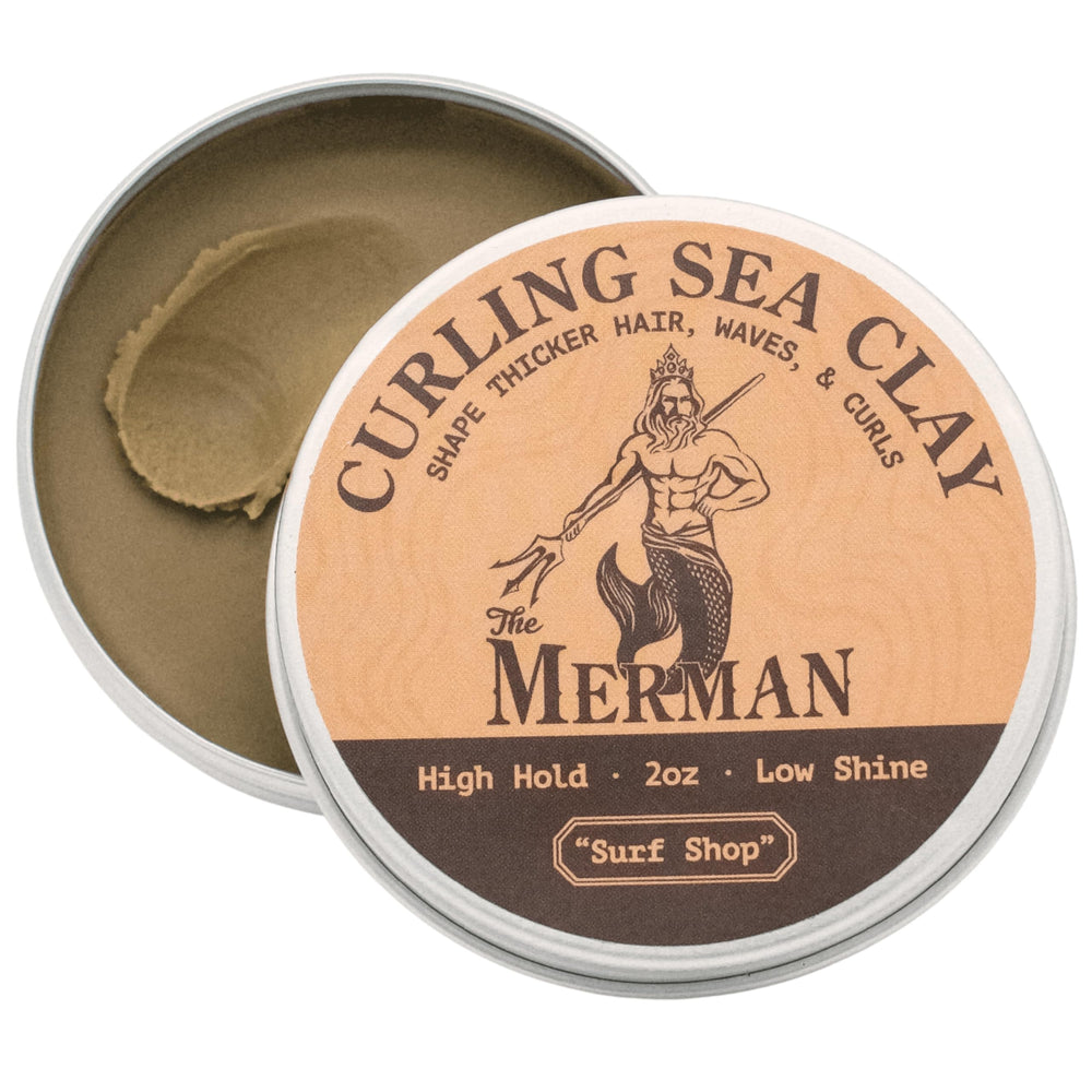 The Merman front jar showing product branding and clean packaging benefit: easy identification