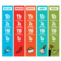 The Only Bean labeled flavor array highlighting variety and taste options