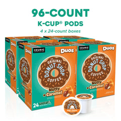 Close-up of a single K-Cup pod from The Original Donut Shop highlighting easy brewing