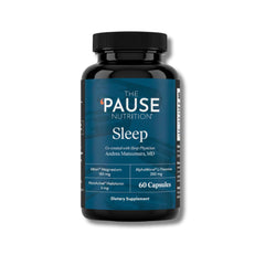 The 'Pause Life front bottle view showing full product and label benefits