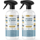 Therapy front spray bottle showing label and ergonomic trigger for easy cleaning