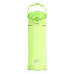 THERMOS FUNTAINER front view showing neon lime color and 16oz capacity benefit