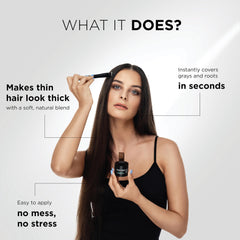 THICK FIBER precision brush close-up for accurate hairline definition