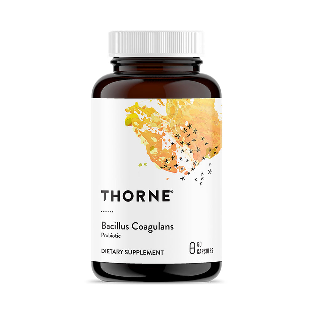THORNE front packaging showing brand and shelf-stable probiotic benefit
