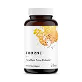 THORNE FloraMend Prime front packaging showing product and 30 capsules benefit convenience