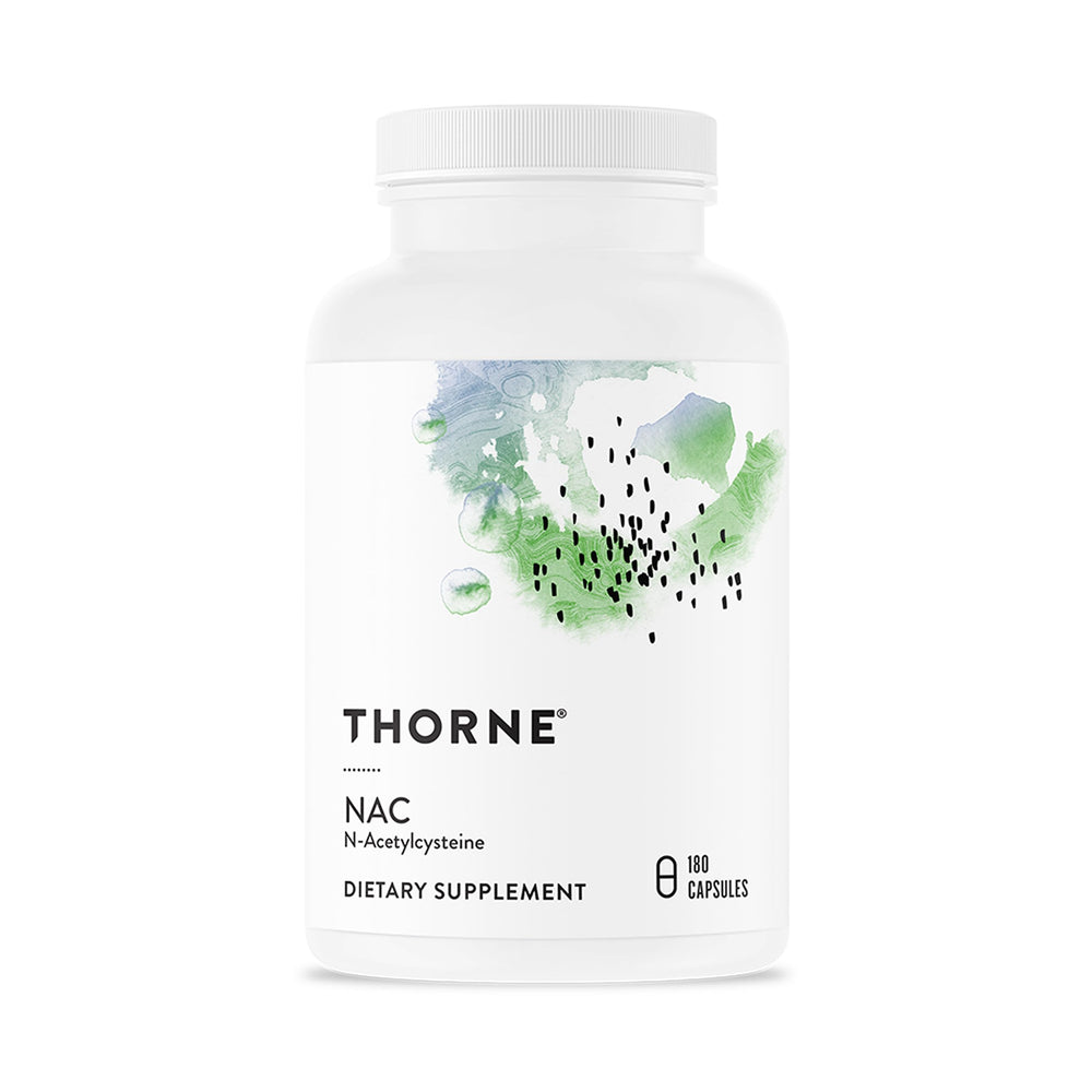 THORNE bottle front label showing product name and strength for quick identification