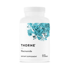 THORNE bottle front view showing label and 180 capsules benefit clarity