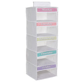 Three Sweet Peas Co front view showing five shelves and neat organization benefit