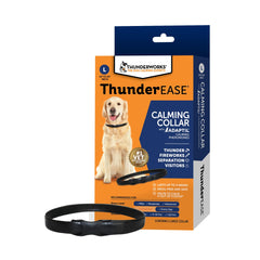 ThunderEase collar front packaging showing brand and calming benefit