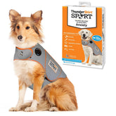 ThunderShirt Sport front view showing secure fit and calming benefit