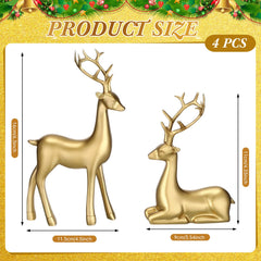 Thyle standing reindeer close-up highlighting sculpted detail and shimmer
