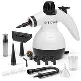 TICYACK front view showing compact white body and ergonomic handle benefit: easy grip