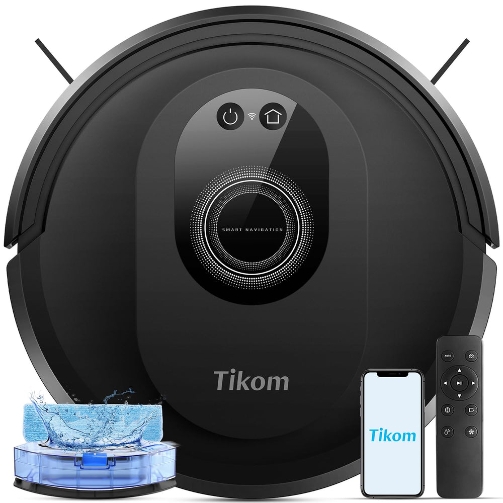 Tikom G8000 Max front view showing sleek design and cleaning power