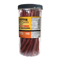 Tillamook Country Smoker open jar with individually wrapped sticks ready to grab benefit: portable protein