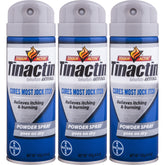Tinactin front packaging showing label and 4.6 oz size benefits quick relief