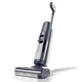Tineco Floor ONE S5 front profile showing cordless design and blue finish for compact storage