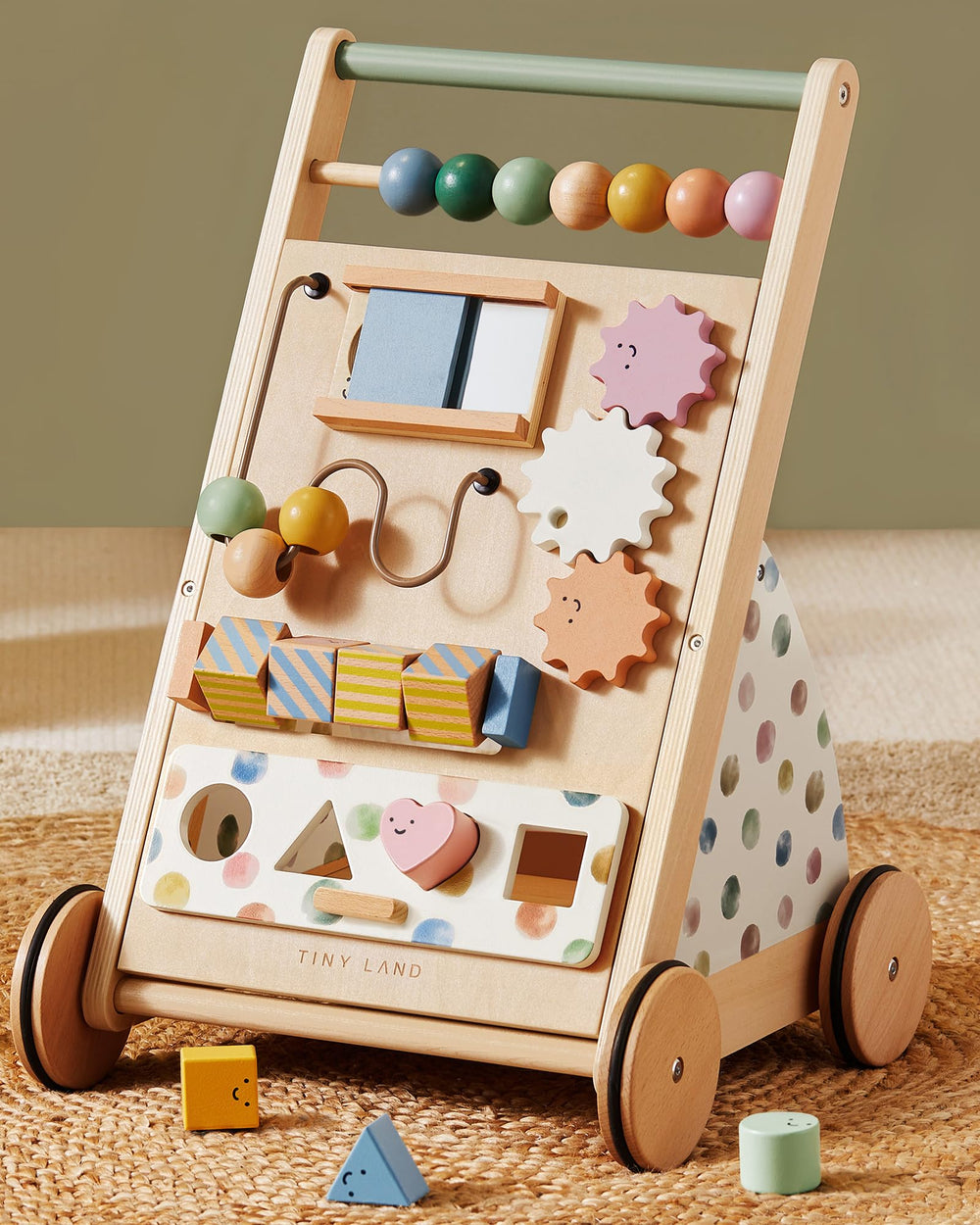 Tiny Land front view showing walker stability and stylish design