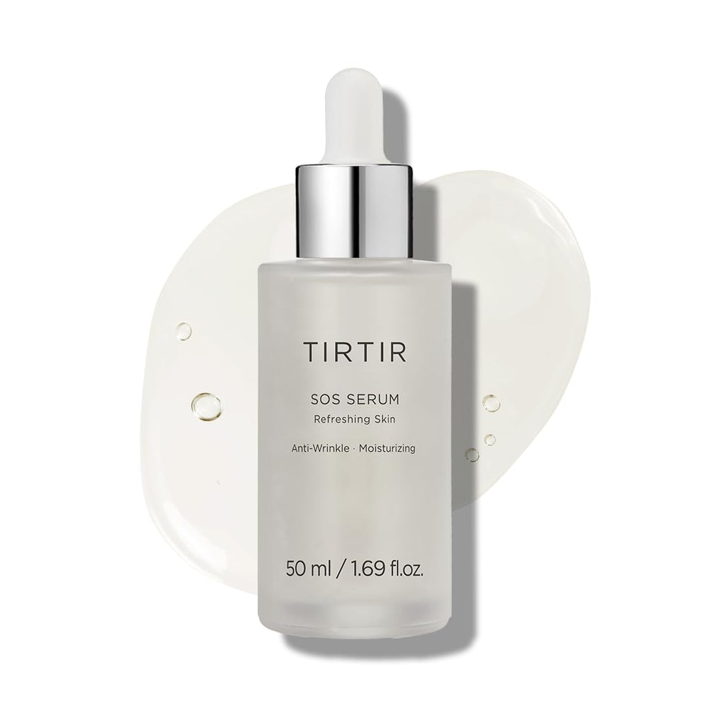 TIRTIR front packaging showing bottle and branding, conveys clean skincare benefit
