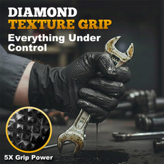 TitanFlex glove worn on hand holding a wrench for secure tool handling