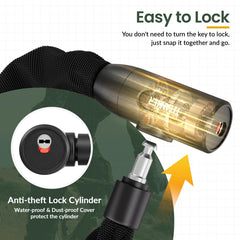 Titanker lock cylinder with dust cover protecting mechanism from debris