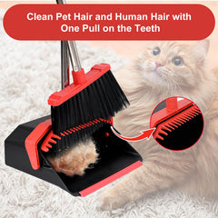 Tiumso broom bristle close-up with split ends for improved dust capture
