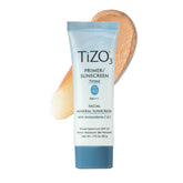 TIZO3 front tube showing SPF 40 and tinted matte finish benefit