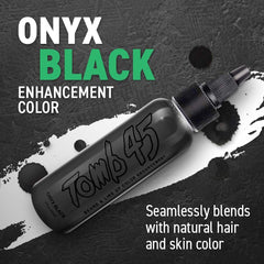 tomb 45 onyx held in hand for scale showing compact professional barber size
