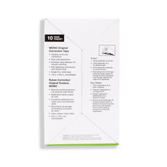 Tombow MONO sideways application tip showing precise placement benefit