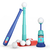 TOMLEON front packaging showing whole tee-ball kit and contents benefit easy identification
