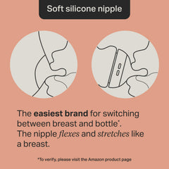 Tommee Tippee assembled bottle demonstrating leakproof seal advantage