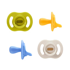 Tommee Tippee front packaging showing pack of four pacifiers and convenience