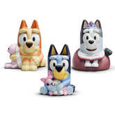 Tonies Bluey figure front view showing character and durable design benefit