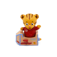 Tonies Daniel the Tiger close-up of face detail highlighting durable design benefit