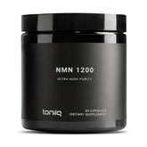 Toniiq front bottle view showing black sealed packaging and stability benefit