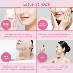 TONYMOLY milky texture close-up illustrating lightweight hydration and absorbency