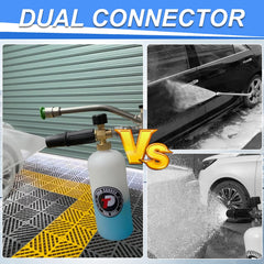 Tool Daily dual connector detail enabling quick swap between foam and tip