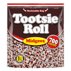 Tootsie Roll front of bag showing quantity and party-ready packaging