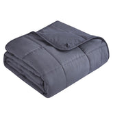 Topcee front view on bed showing neat fit and cozy comfort