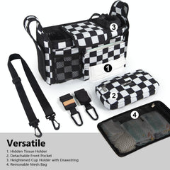 TOPDesign detachable mesh pocket removed and packed, easy washing and extra storage benefit