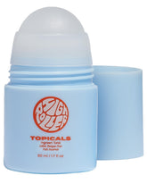 Topicals High Roller front packaging showing bottle and label benefit