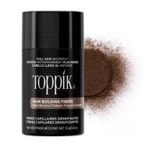TOPPIK front packaging showing medium brown jar and benefits