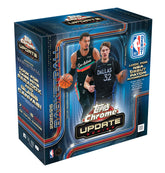 Topps Chrome factory-sealed mega box front showing packaging and collector confidence