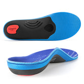 TOPSOLE front packaging showing insole shape and benefits for support