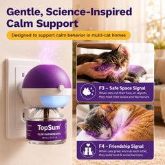 TopSum diffuser plugged into a wall outlet showing simple setup benefit