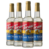 Torani front packaging showing bottle and label, easy identification benefit