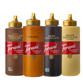Torani Puremade variety pack front view showing four bottles and clear labels for easy selection and use