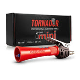 Tornador Z-007 Mini front profile showing compact ergonomic grip and control benefit